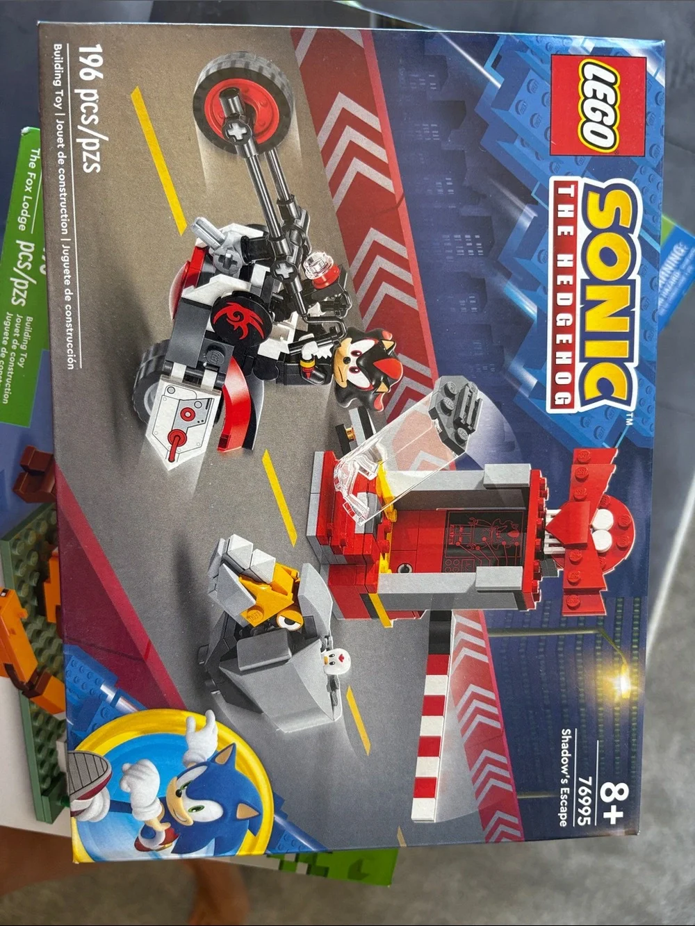 LEGO Sonic The Hedgehog Shadow vs Escape Set - Red, Black, Gray, Yellow